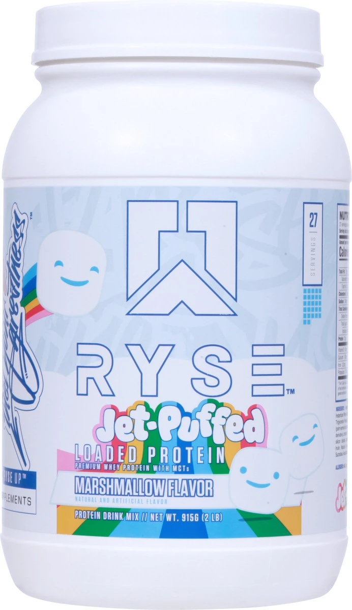 RYSE PROTEIN 2 LBS 27 SERV JET PUFFED MARSHMALLOW