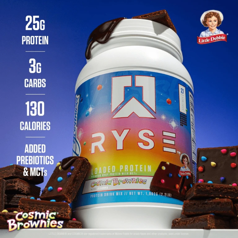 RYSE PROTEIN 2 LBS 27 SERV LITTLE DEBBIE COSMIC BROWNIES