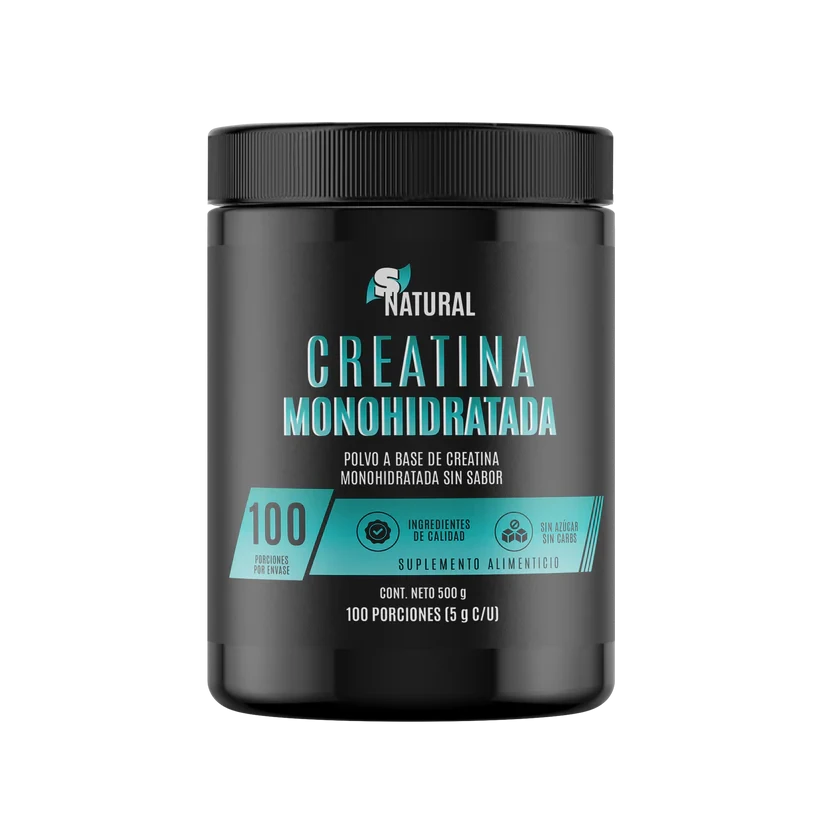 S NATURAL CREATINA MONOHIDRATADA SIN SABOR 100 SERV