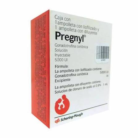 SCHP PREGNYL 5000 UI GONADOTROPINA CORIONICA HUMANA