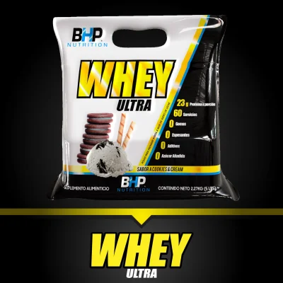 BHP WHEY ULTRA BAG 5 LB COOKIES AND CREAM