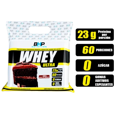 BHP WHEY ULTRA BAG 5 LB PASTEL DE CHOCOLATE