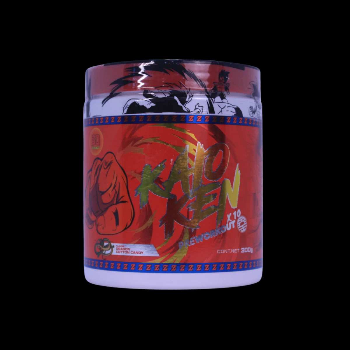 SL PWO KAIOKEN 30 SERV DRAGON COTTON CANDY 300GRS