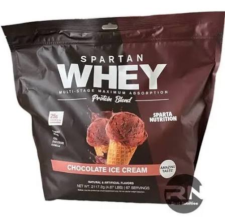 SPARTA SPARTAN WHEY PROTEIN BLEND 4.67 LBS CHOCOLATE ICE CREAM