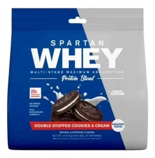 SPARTA SPARTAN WHEY PROTEIN BLEND 4.8 LBS COOKIES AND CREAM