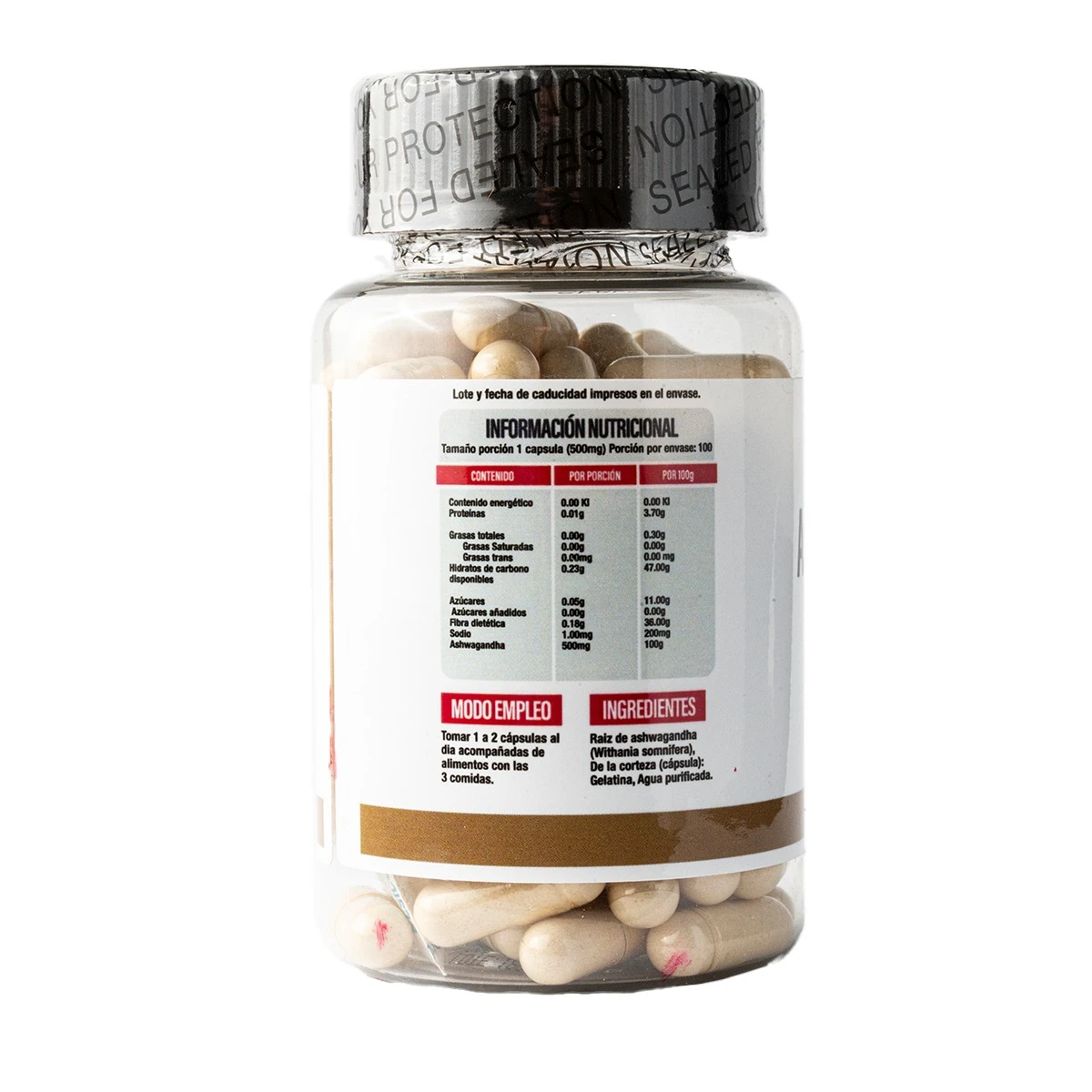 SUPERLABS ASHWAGANDHA 500MG 100 CAPSULAS