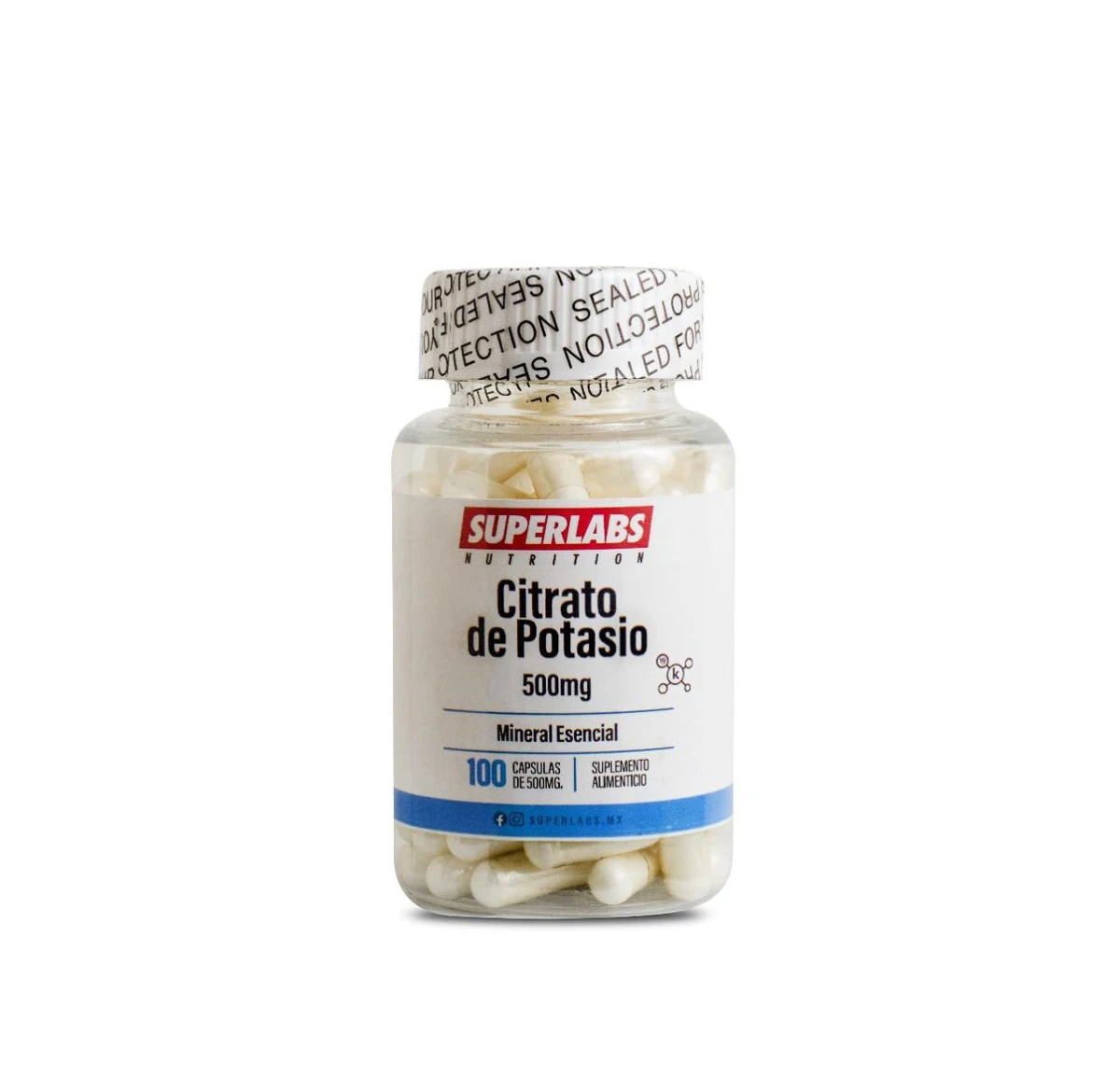 SUPERLABS CITRATO DE POTASIO 100 CAPSULAS