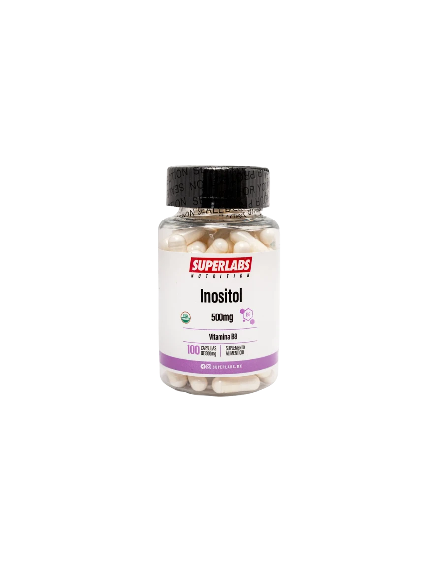SUPERLABS INOSITOL 500 MG VITAMINA B8 100 CAPSULAS