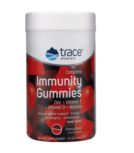 TRACE MINERALS IMMUNITY GUMMIES ZINC, VIT C, VIT D 60 GOMITAS