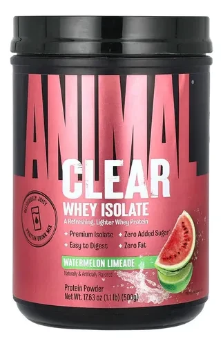 UNI ANIMAL CLEAR WHEY ISOLETE 500 GRS WATERMELON LIMEADE