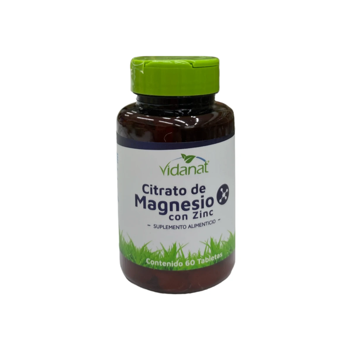 VIDANAT CITRATO DE MAGNESIO CON ZINC 60 TABS