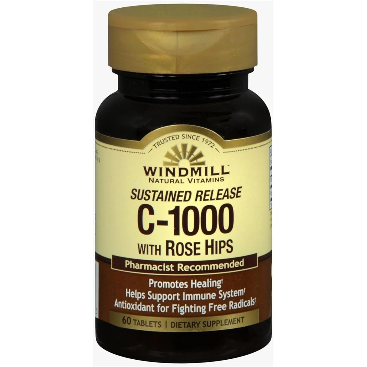 WHP C-1000 MG WITH ROSE HIPS SUSTAINED RELEASE 60 TABS