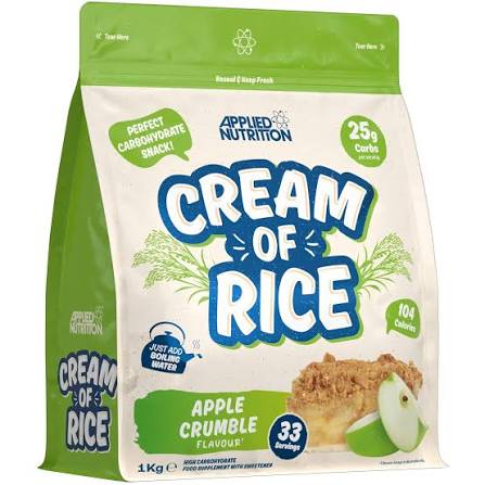 APPLIED NUTRITION CREAM OF RICE 1KG APPLE CRUMBLE *NUEVO*
