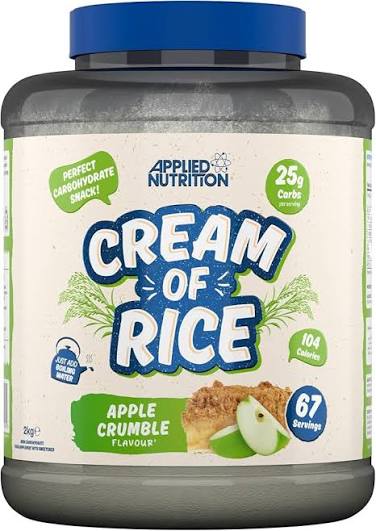 APPLIED NUTRITION CREAM OF RICE 2KG APPLE CRUMBLE *NUEVO*