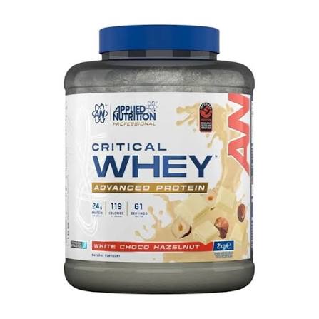 APPLIED NUTRITION CRITICAL WHEY 2 KG WHITE CHOCO HAZELNUT *NUEVO*