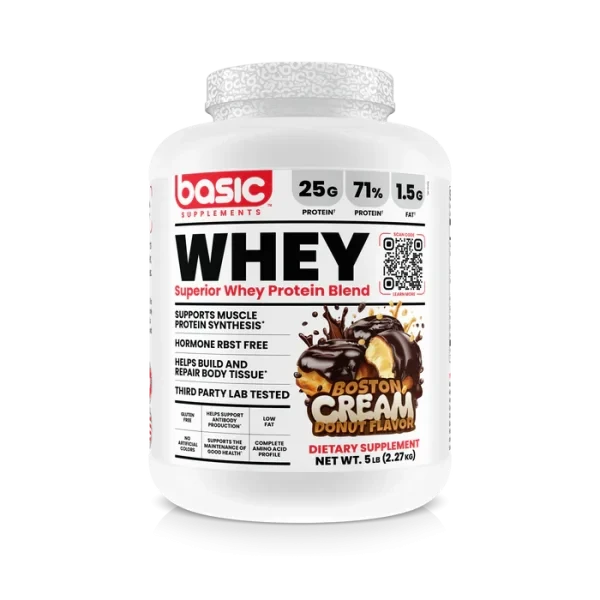 BASIC WHEY 5 LBS BOSTON CREAM DONUT *NUEVO*