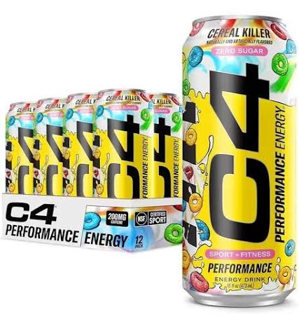 CEL C4 ENERGY CRB 16OZ 12PK CEREAL KILLER