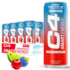 CEL C4 SMART ENERGY CRB 12OZ 12PK CHERRY BERRY LIME