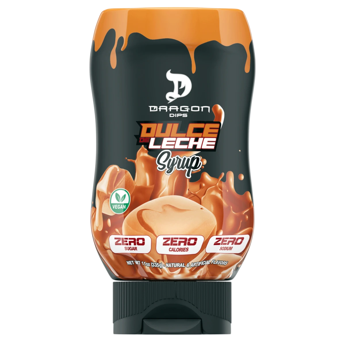 DRAGON DIPS 335 GRS DULCE DE LECHE SYRUP "NUEVO"