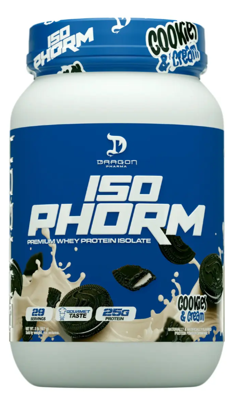 DRAGON ISOPHORM 3.79 LBS 52 SERV COOKIES & CREAM "NUEVA PRESENTACION" *OFERTA*