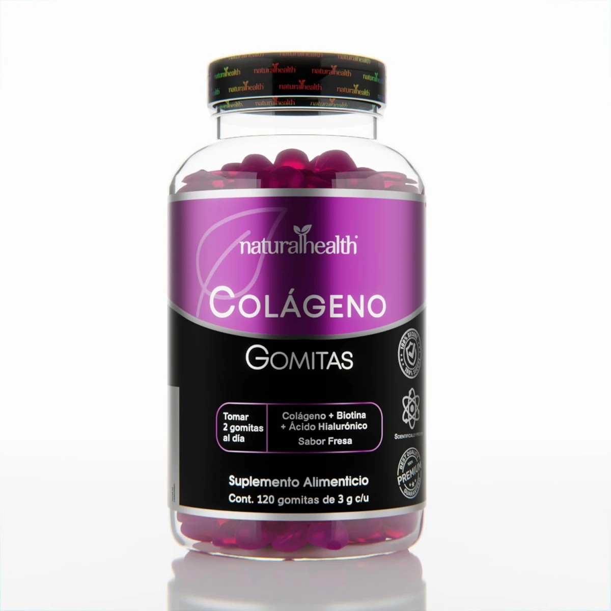NATURAL COLAGENO 120 GOMITAS