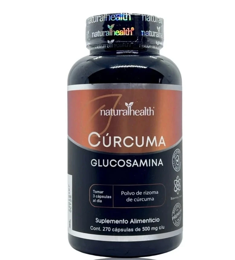 NATURAL CURCUMA GLUCOSAMINA 500MG 270 CAPS