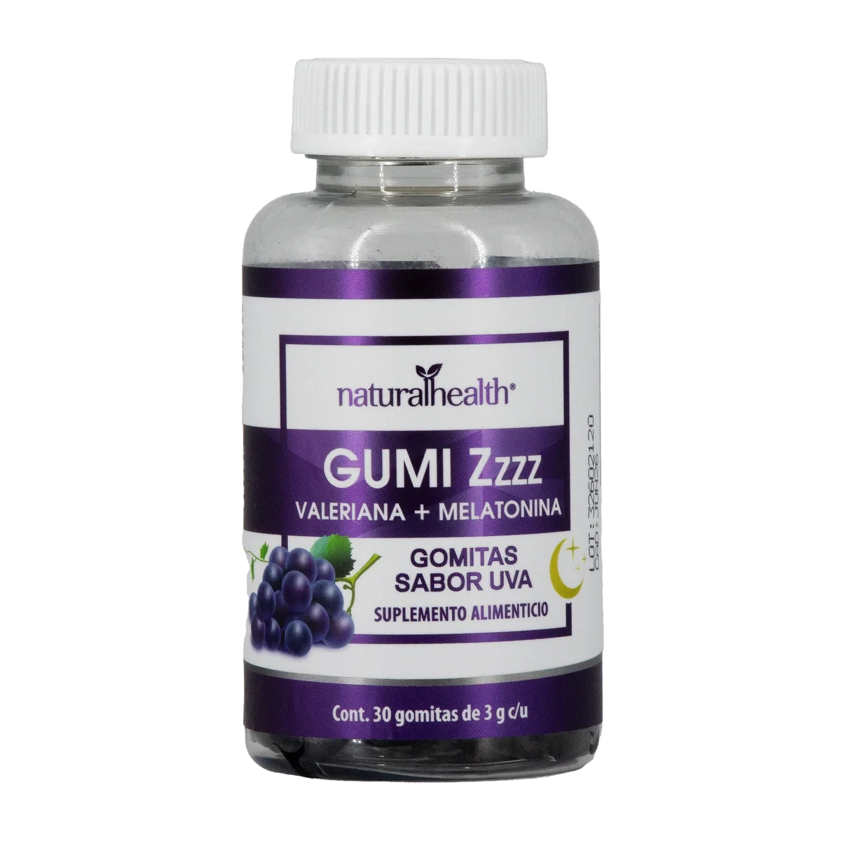 NATURAL GUMI SLEEP 30 GOMITAS SABOR UVA