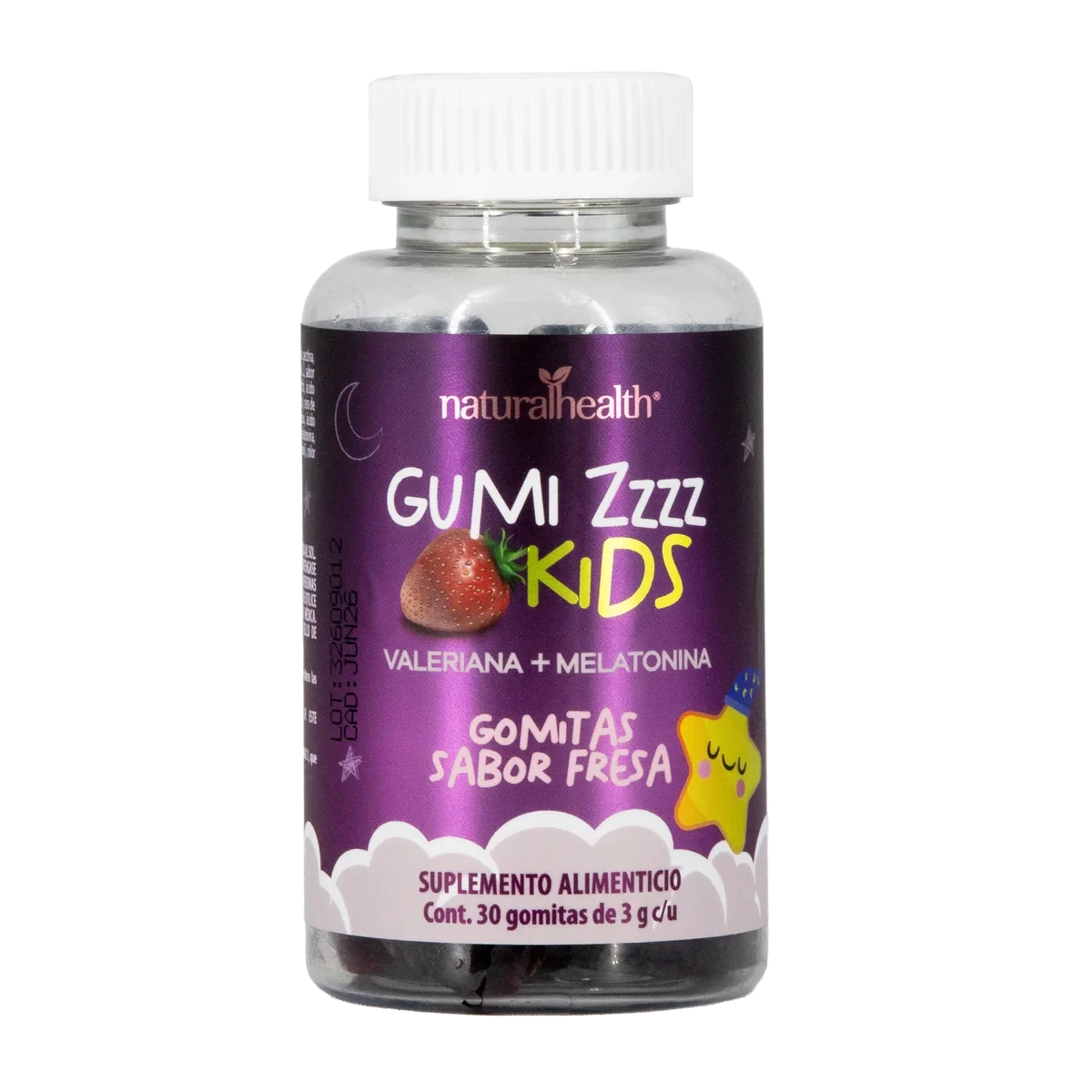 NATURAL GUMI SLEEP KIDS 30 GOMITAS SABOR FRESA