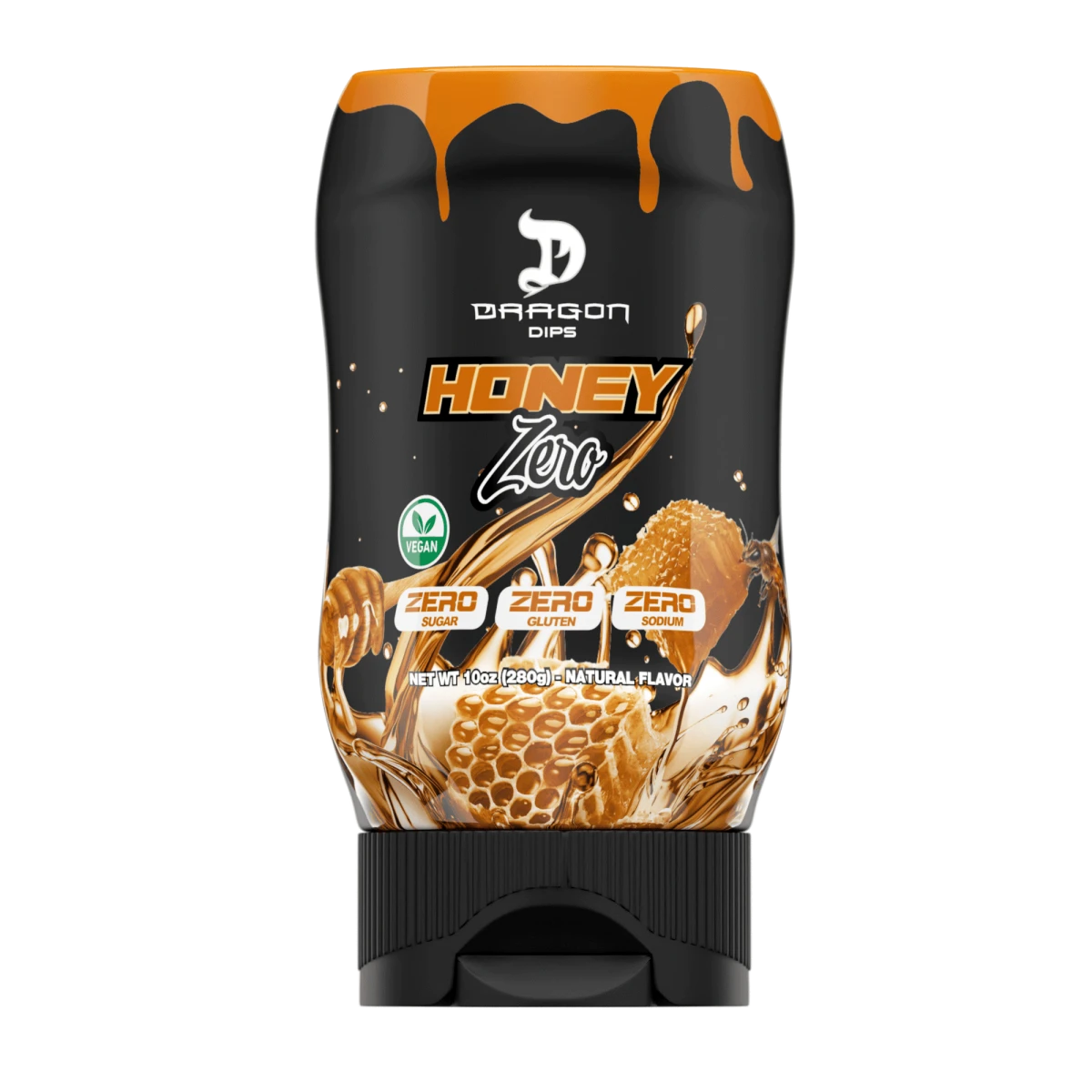 OUTLET DRAGON DIPS 280 GRS HONEY ZERO SELLO INT ROTO S/CAD
