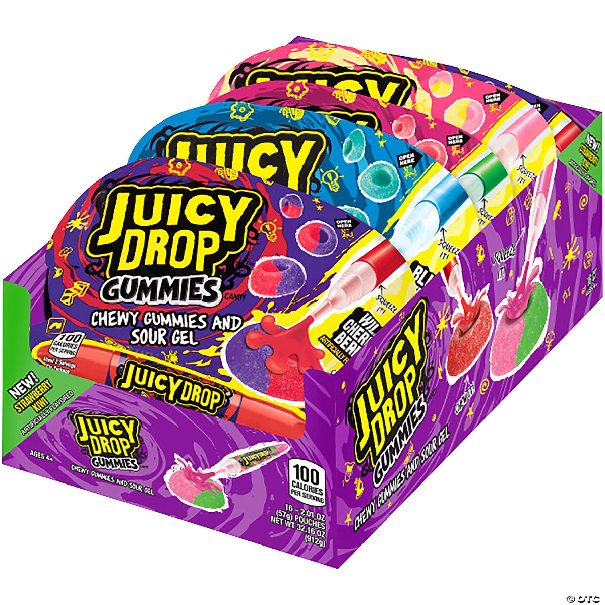 OUTLET EVO CARNIGEN LIQUID 16 OZ SOUR GUMMIES SELLO INT ROTO CAD 05/27