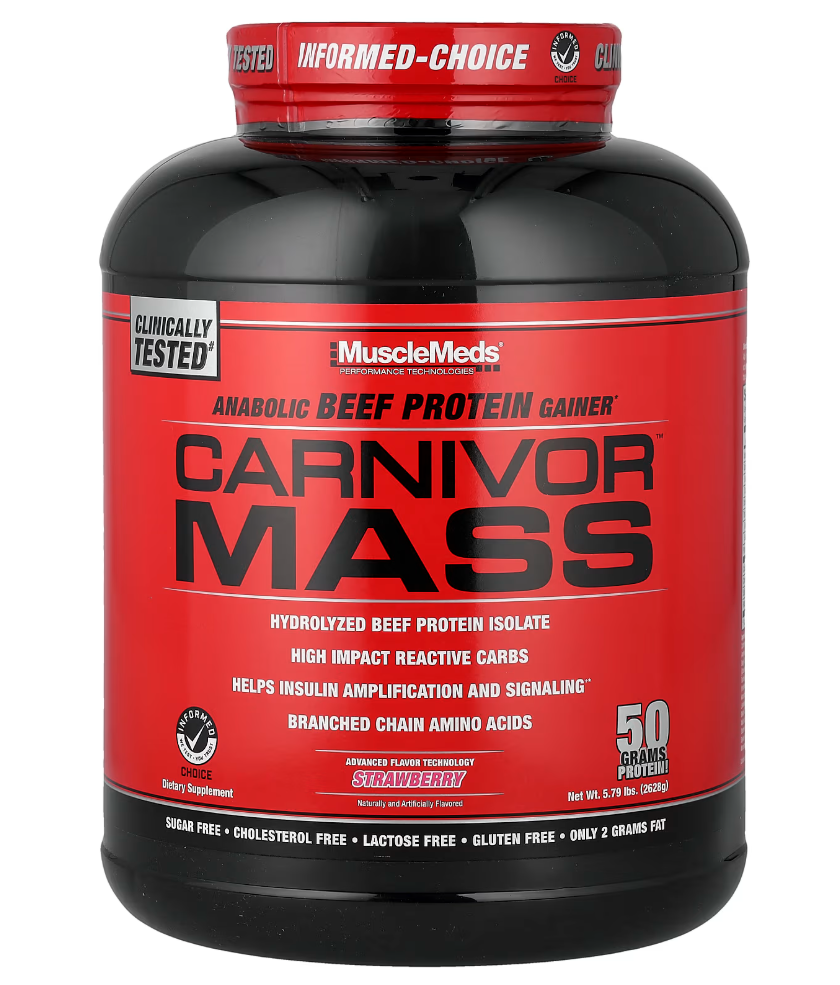 OUTLET MMD CARNIVOR MASS 5.7 LBS STRAWBERRY GOLPEADO CAD 09/28