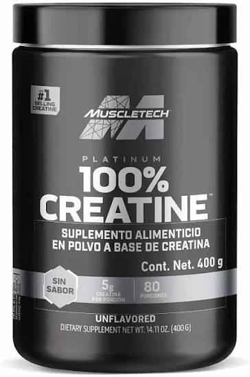 OUTLET MT PLATINUM CREATINE 400g TAPA ROTA CAD 12/29