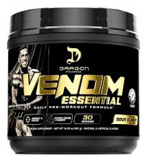 DRAGON VENOM ESSENTIAL 30 SERV SOUR GUMMY DEREK LUNSFORD "NUEVO SABOR"