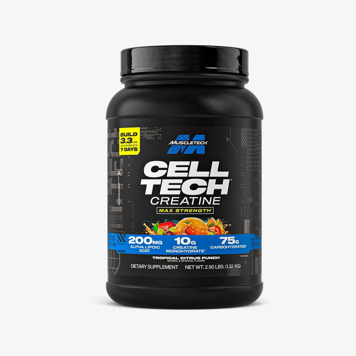 MT CELL-TECH CREATINE 2.9 LBS TROPICAL CITRUS PUNCH *OFERTA*