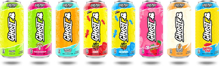 GHOST ENERGY 16 OZ 12 PK SABORES MIXED CAD 11/26 **OUTLET**
