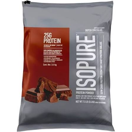 NB ISOPURE LOW CARB BAG 7.5 LBS DUTCH CHOCOLATE