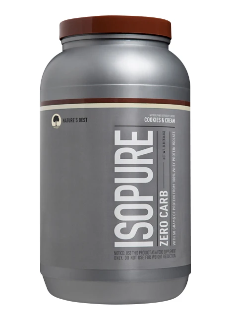 NB ISOPURE ZERO CARB 3 LB COOKIES & CREAM