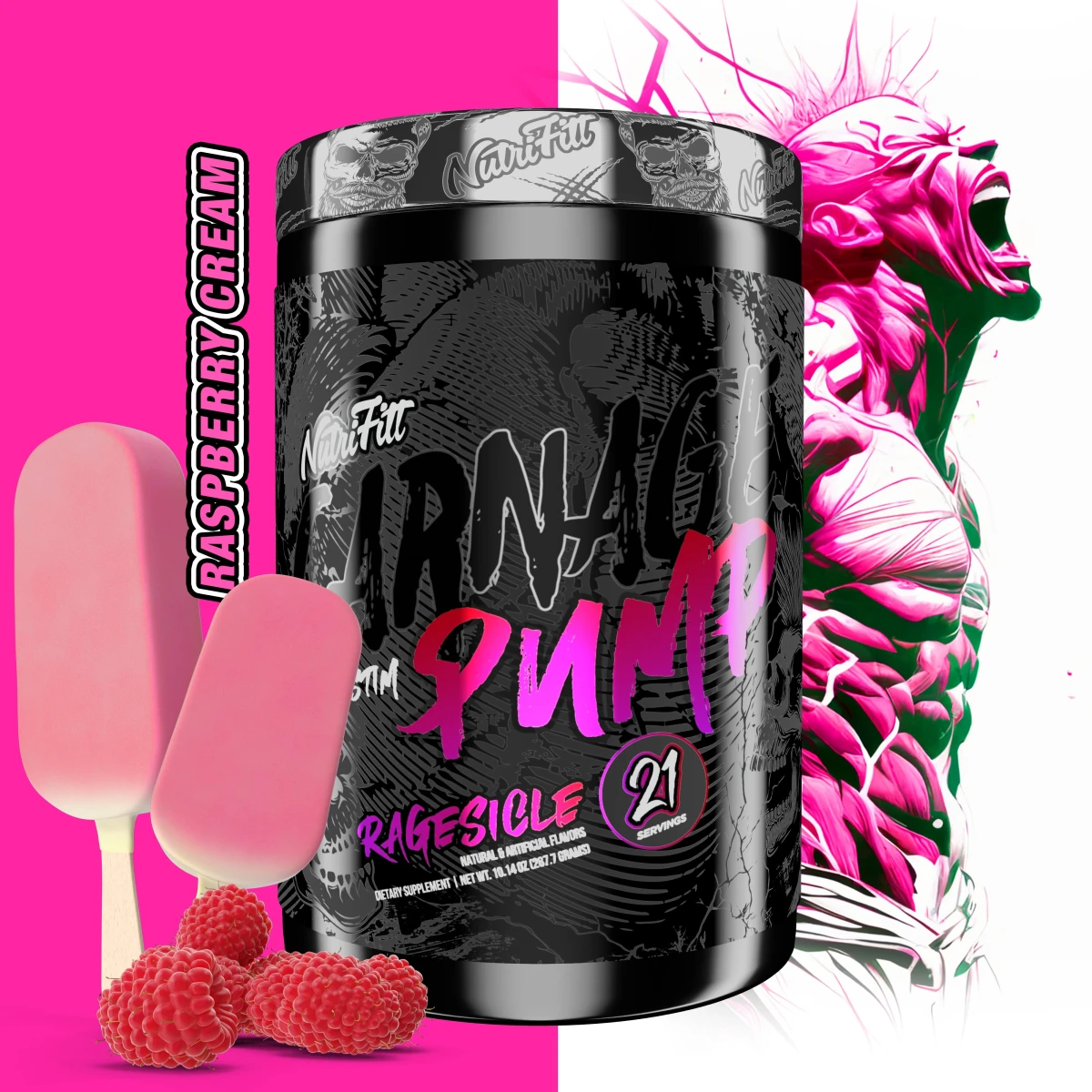NTFITT CARNAGE PUMP NON STIM 21 SERV RAGESICLE