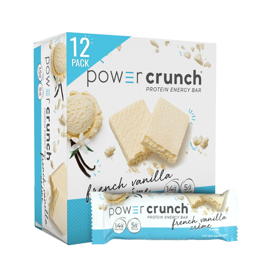 POWER CRUNCH 12 BAR FRENCH VAINILLA CREME