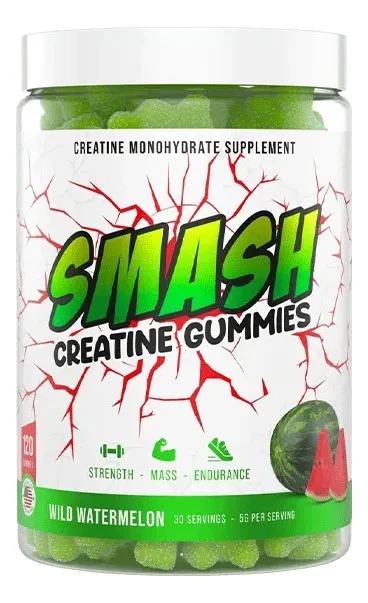SMASH CREATINE GUMMIES 120 CT WILD WATERMELON