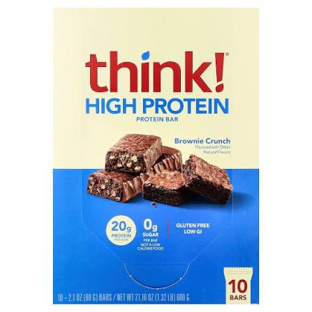THINK! HIGH PROTEIN 1 BAR BROWNIE CRUNCH