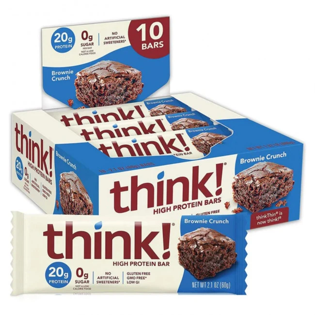THINK! HIGH PROTEIN 10 BARS BROWNIE CRUNCH