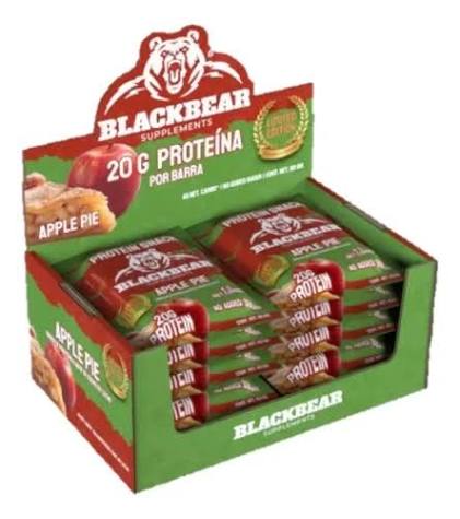BLACKBEAR BARRA DE PROTEINA CAJA 10 PZ APPLE PIE