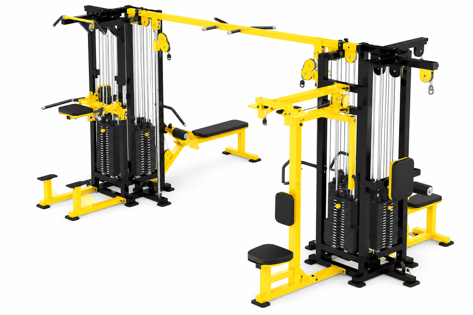 8 Estaciones con pec fly y dominadas asistidas