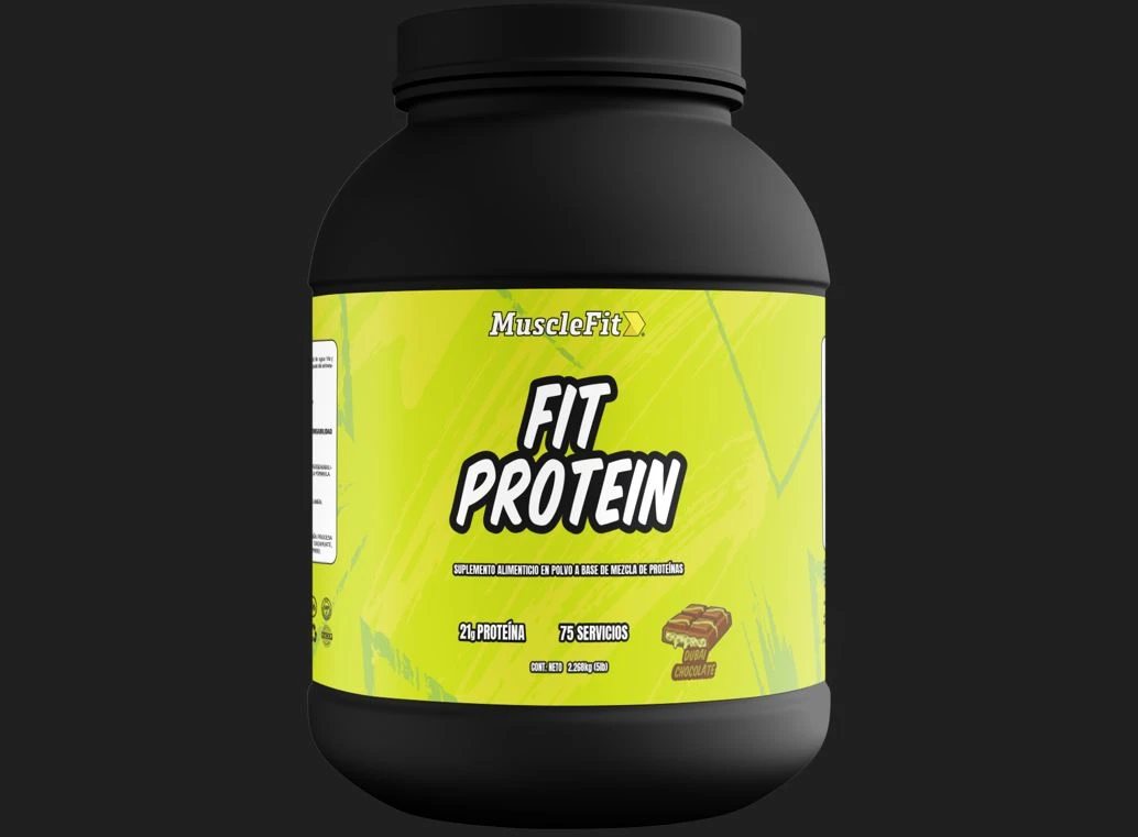 MUSCLEFIT FIT PROTEIN 5LB CHOCOLATE DUBAI *NUEVO*