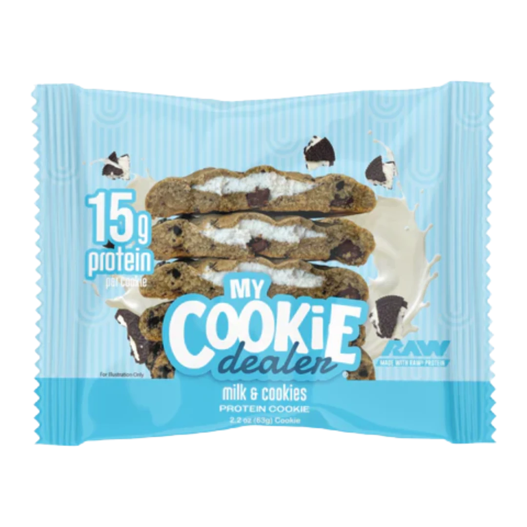 RAW MY COOKIE DEALER 113 G 1 PIEZA MILK & COOKIES *CAD 02/27 REBAJADO 25%*