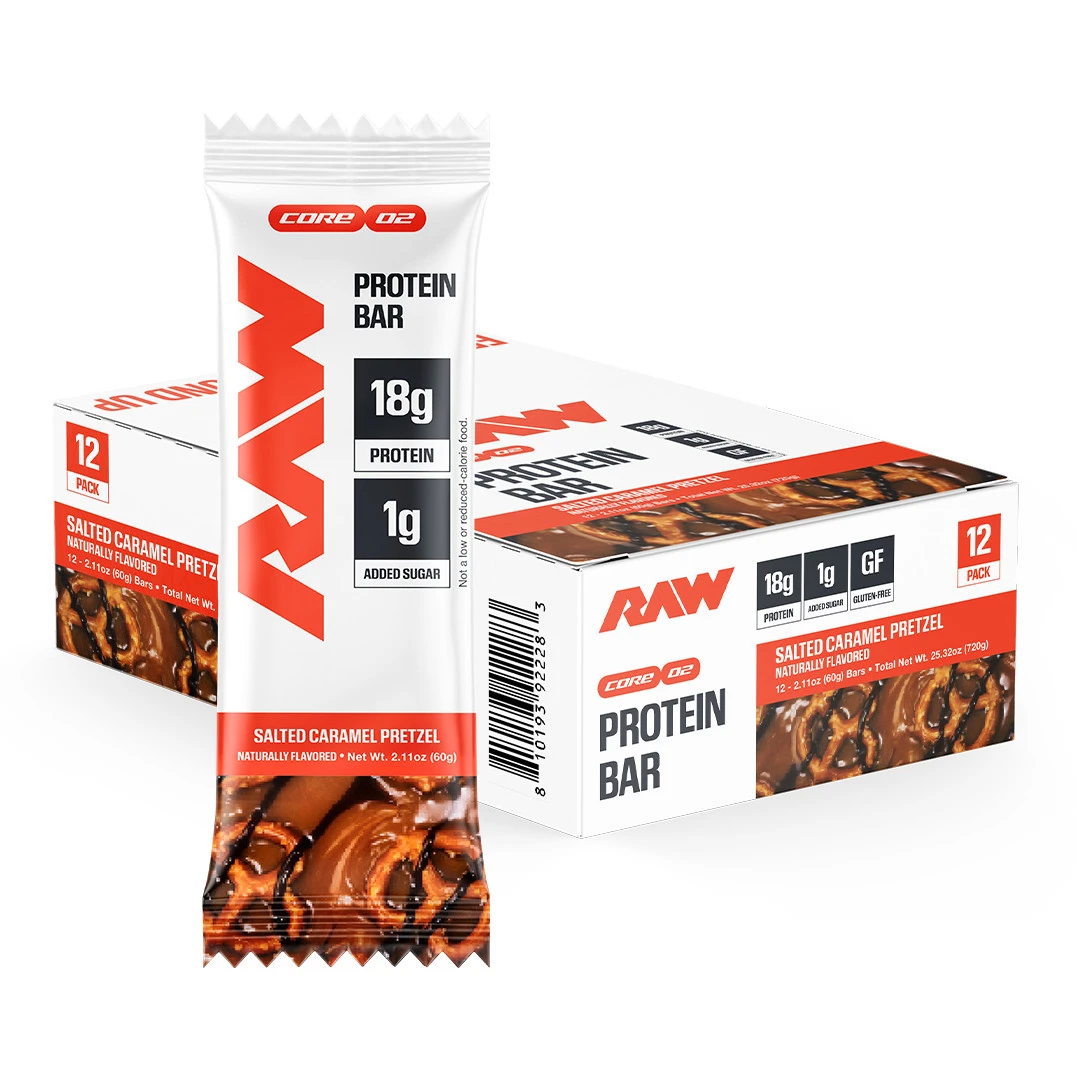 RAW PROTEIN BAR 1 PZA SALTED CARAMEL PRETZEL