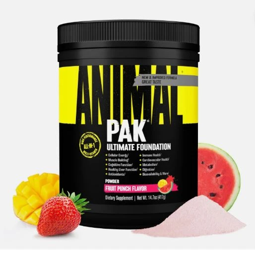 UNI ANIMAL PAK POWDER 30 SERV FRUIT PUNCH