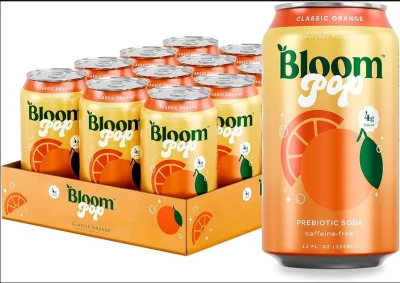 BLOOM POP 12 OZ 12PK CLASSIC ORANGE *NUEVO*