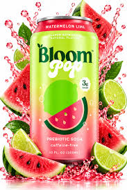 BLOOM POP 12 OZ 12PK WATERMELON LIME  *NUEVO*